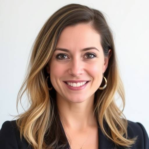 Ritratto di Giulia Bianchi, Responsabile Marketing, sorridente e in un ufficio luminoso.